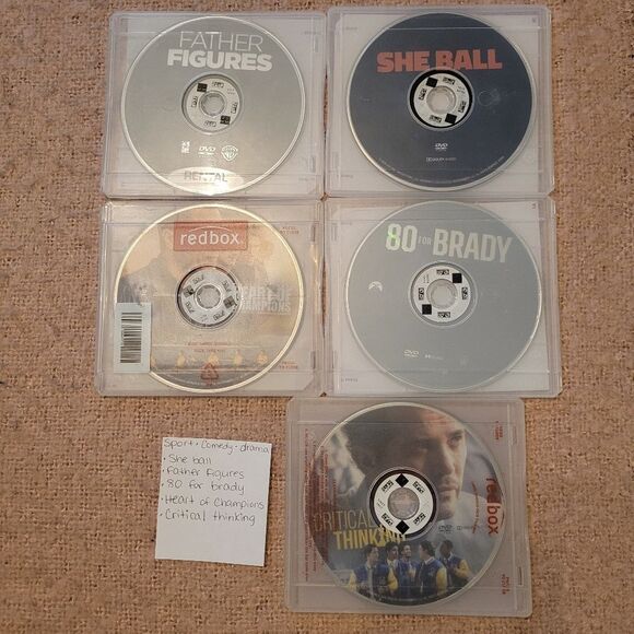5 Redbox Sports Drama Dvd Bundle - Picture 1 of 2